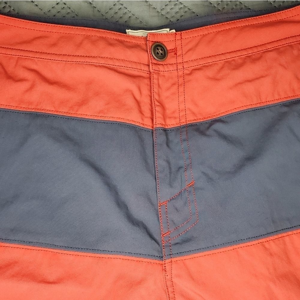 NÜCO RED AND BLUE COLORBLOCK SWIM TRUNK - Picture 8 of 10